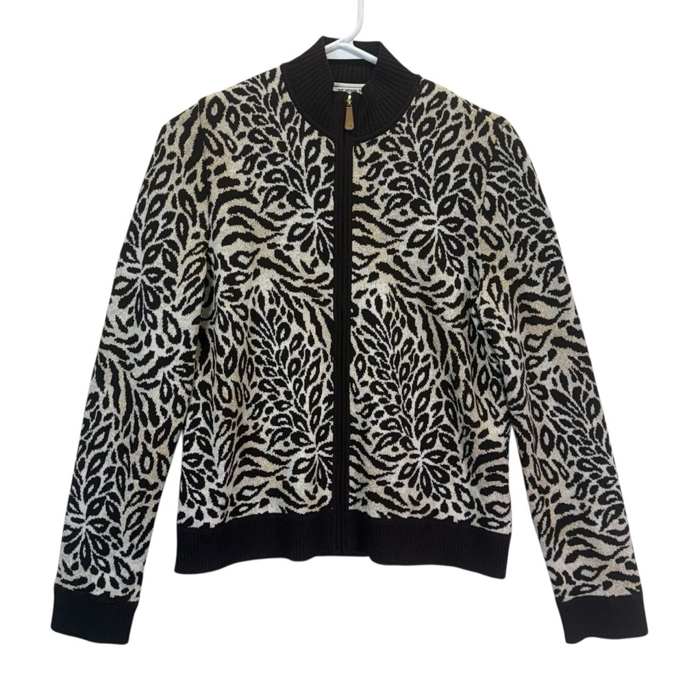 St. John Sport Knit Cardigan Jacket
Size P